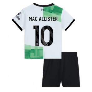 Liverpool Alexis Mac Allister #10 Udebanesæt Børn 2023-24 Kort ærmer (+ korte bukser)